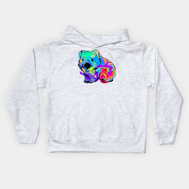 Wombat Kids Hoodie by Shrenk